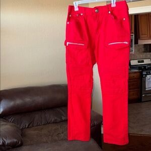 Stylish Red Men's Jeans